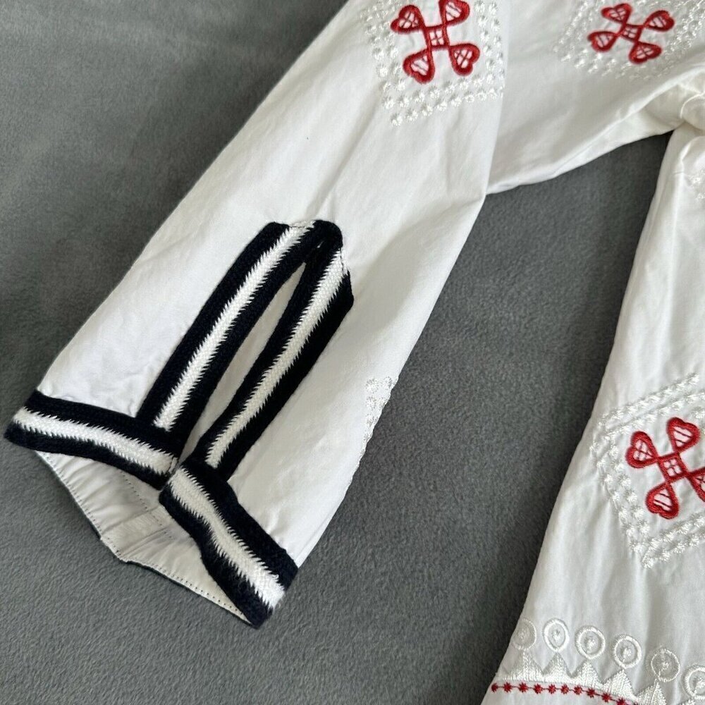 Endless Rose Shift Dress White Embroidered Small - Picture 2 of 16